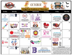 October Events Calendar